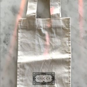 Linen Gucci Tote / Gift Bag 11.25” X 7.25”